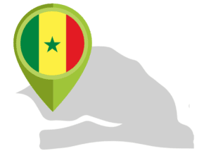 Mapa Pin Senegal